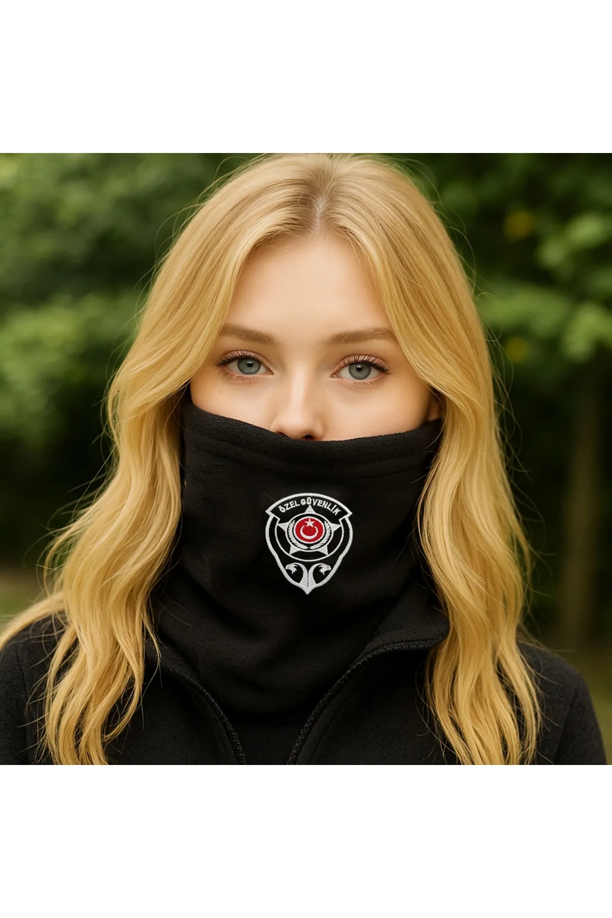 Özel Güvenlik Boyunluk – Nakışlı, Soğuk Havaya Uygun, Bere Kullanımlı