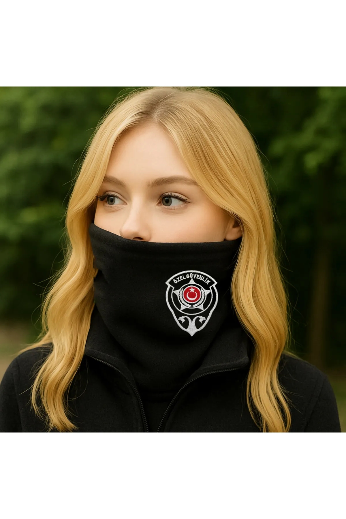 Özel Güvenlik Boyunluk – Nakışlı, Soğuk Havaya Uygun, Bere Kullanımlı