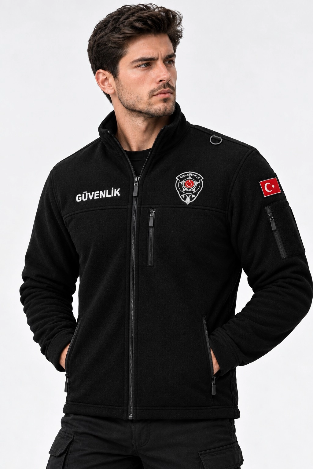 Arthur Erkek Yan Yırtmaçlı 4 Cepli Özel Güvenlik Poları