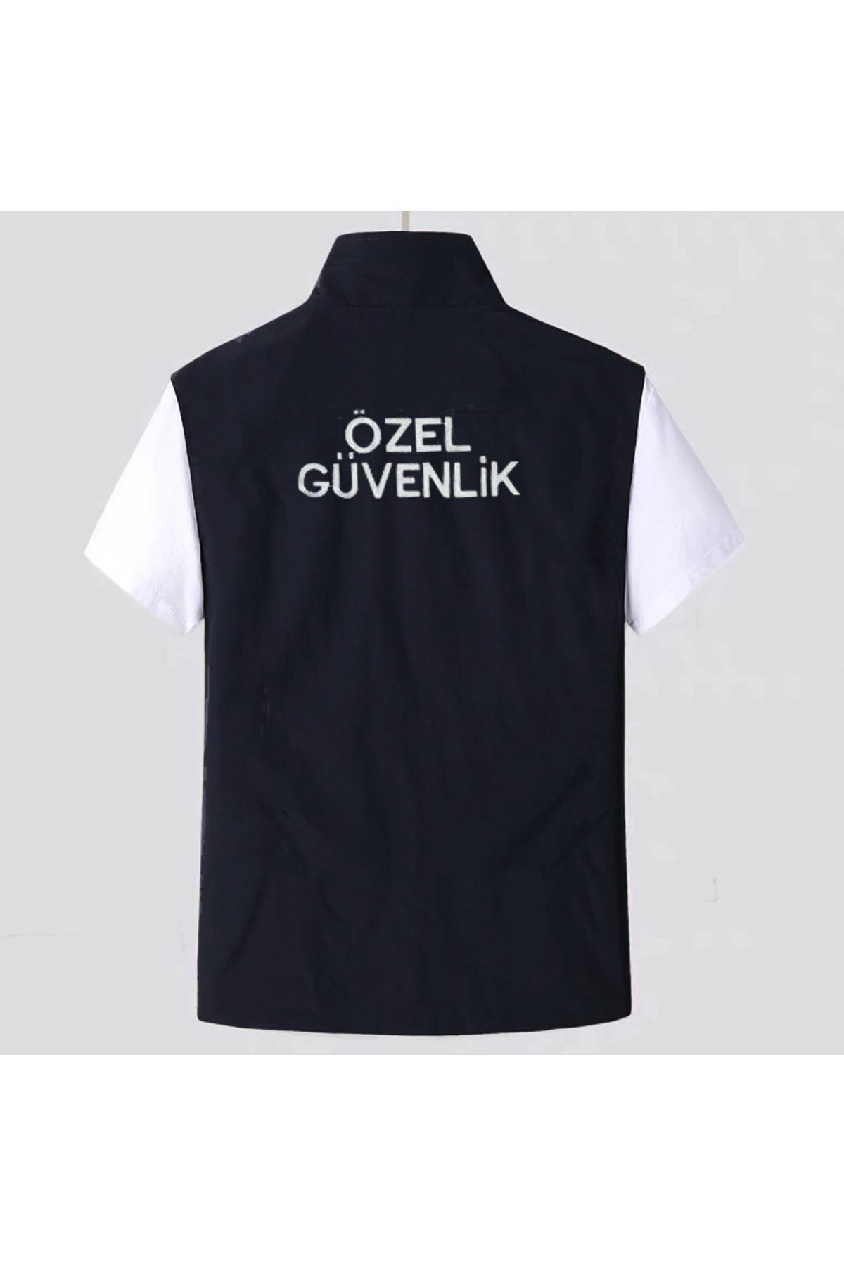 Arthur Nakış İşlemeli 3 Cepli Önden Yazılı Erkek Yazlık Özel Güvenlik Yeleği