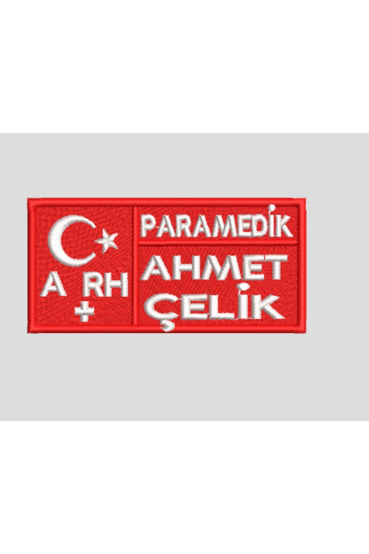 Personel İsimlik | Paramedik Nakış İşlemeli Üniforma Etiketi 9x4 cm – ARTHUR