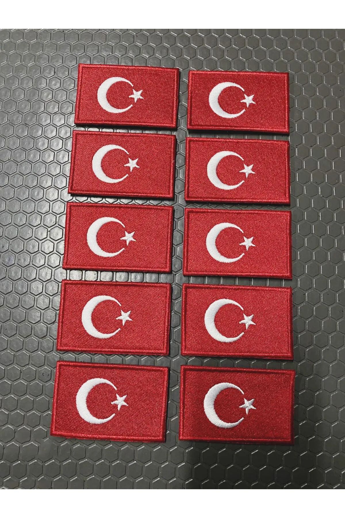 Türk Bayrağı Arma/Patch/Peç  10 adet