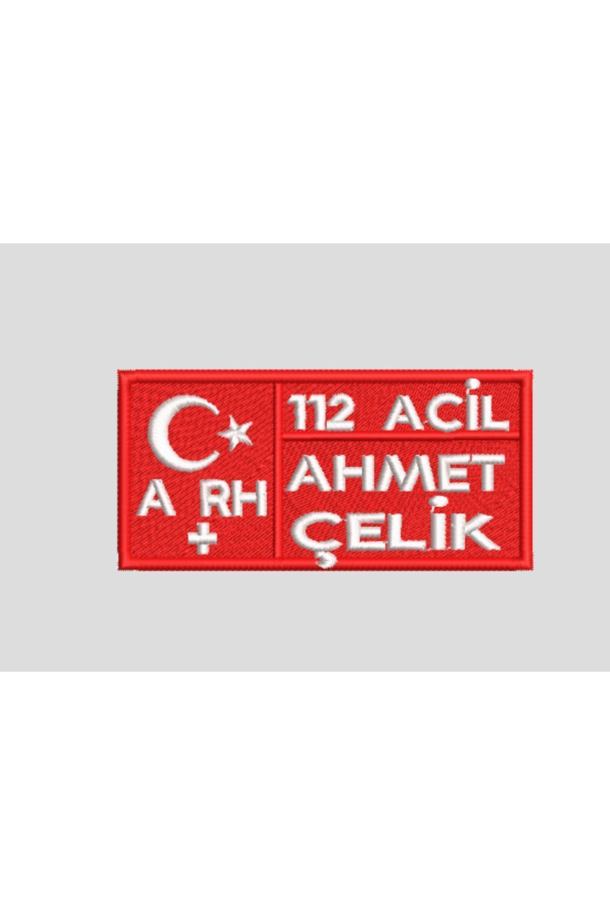 Yaka İsimlik Yaptırma | 112 Acil Nakış İşlemeli Göğüs Etiketi – Kişiye Özel | ARTHUR