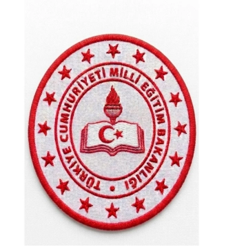Milli Eğitim Bakanlığı Arması | Nakış İşlemeli Kol Logosu – Cırtlı Peç