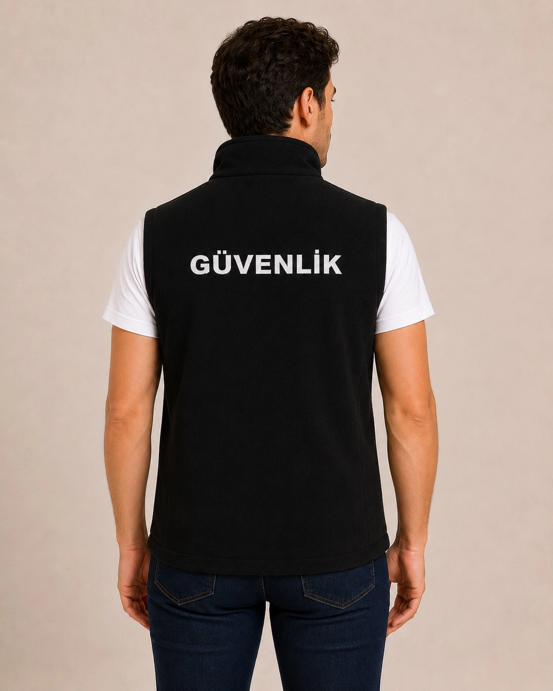 Arthur 3 Cepli Düz Polar Kışlık Erkek Nakış İşlemeli Özel Güvenlik Yeleği