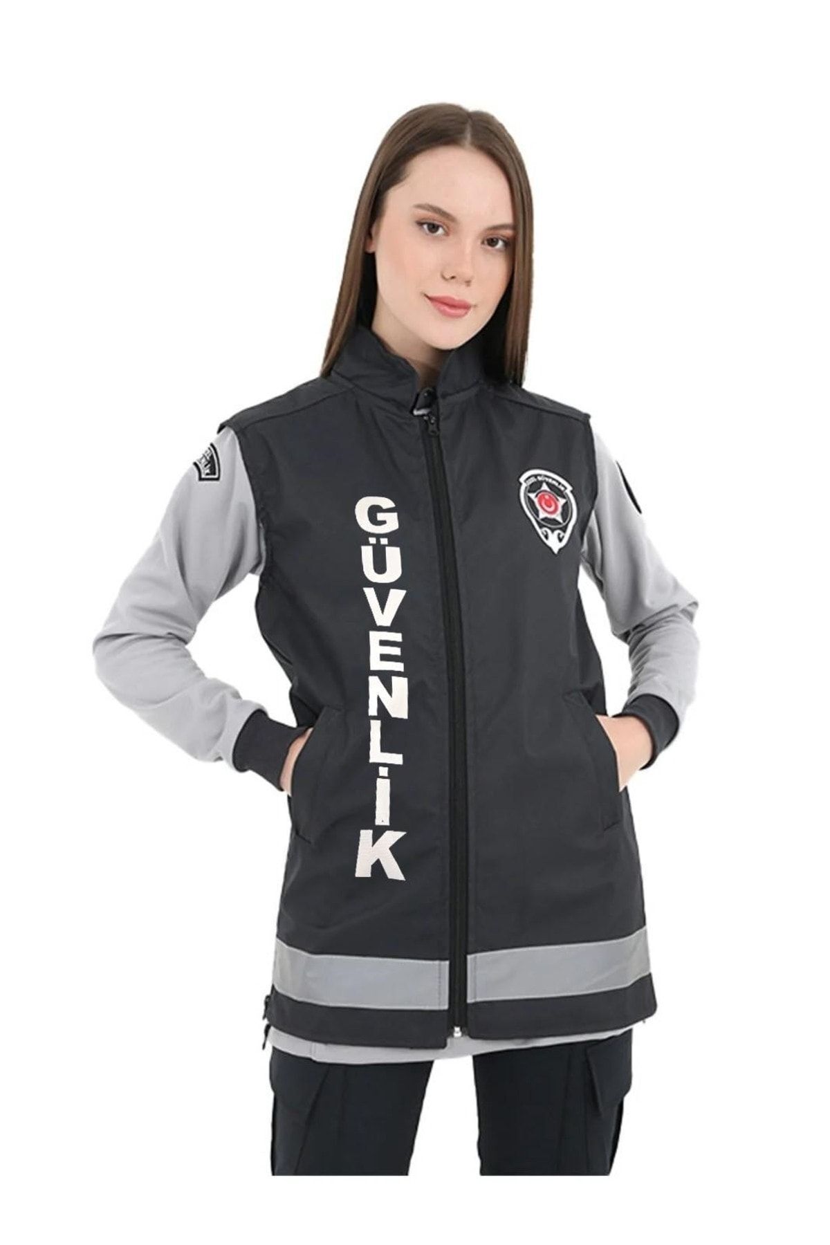 Özel Güvenlik Yelek Yeni Model Ön-arka Nakış İşleme