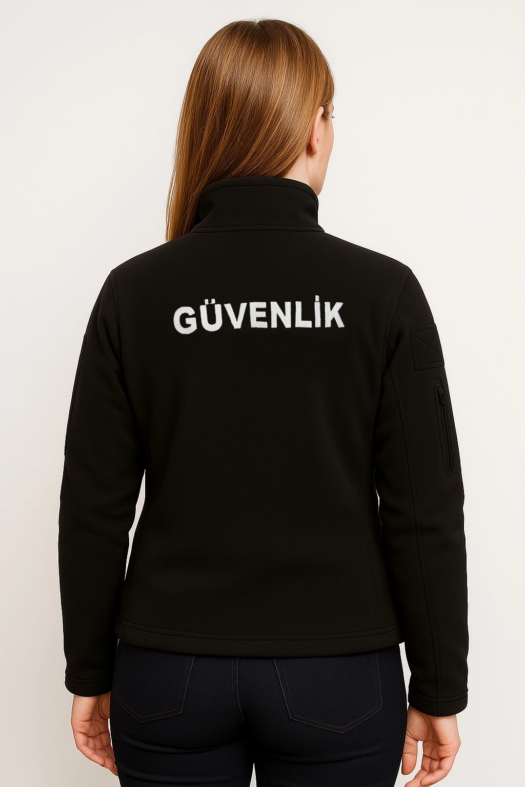 Arthur Kadın Nakış İşlemeli 5 Cepli Göğüsten Logolu Kışlık Güvenlik Poları