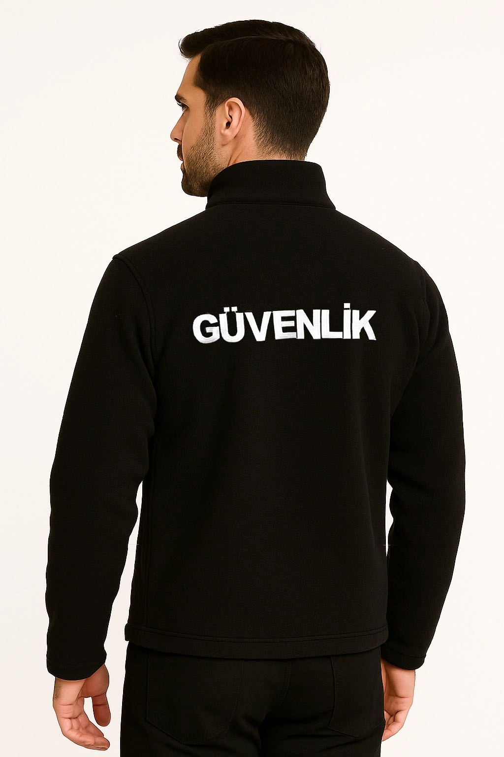  Arthur Erkek Nakış İşlemeli 5 Cepli Göğüsten Logolu Kışlık Güvenlik Poları