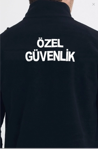 ARTHUR Kalın Kışlık Erkek Nakış İşlemeli 2 Cepli Özel Güvenlik Poları- Önden Yazılı