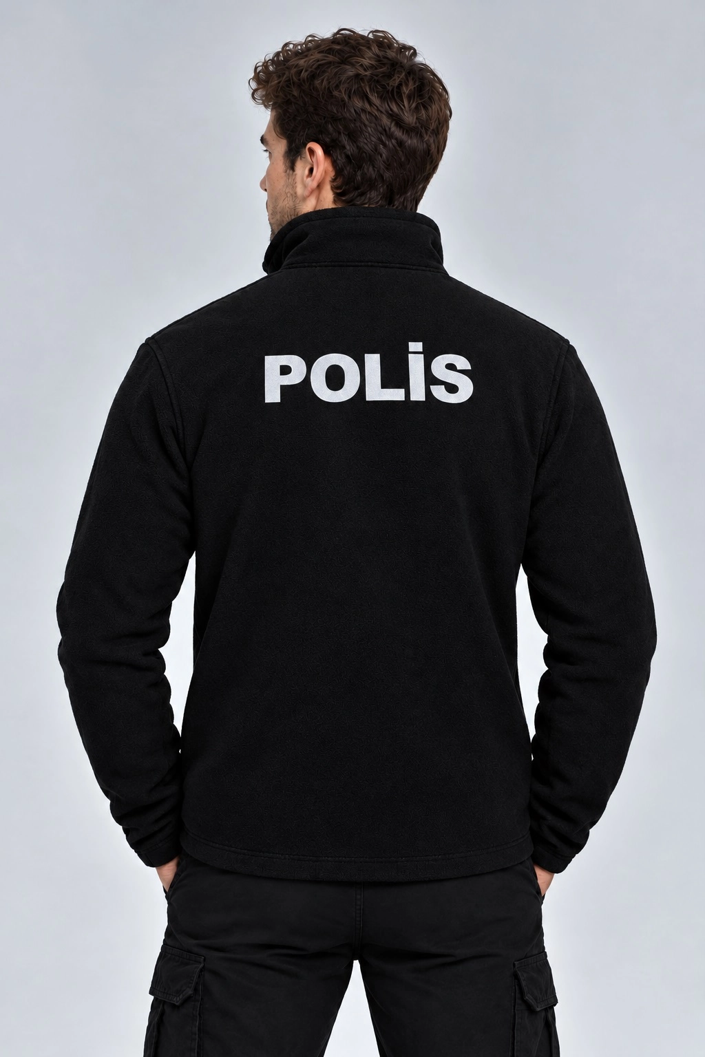 ARTHUR Erkek Polis Soldan Cepli Nakış İşlemeli Kışlık Polar
