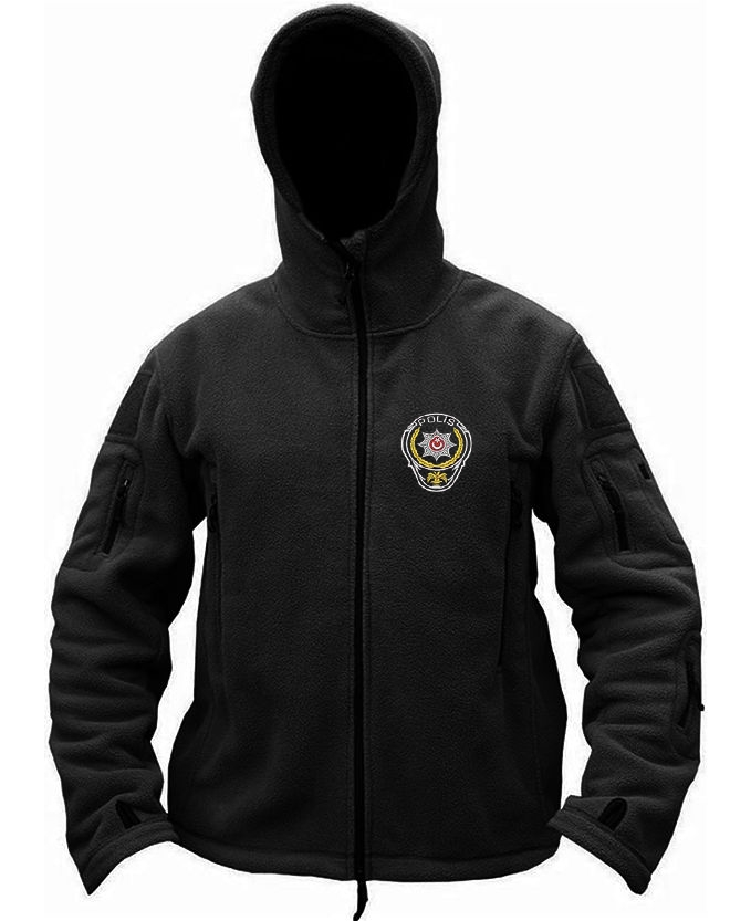 Polis Polar Mont | Kapüşonlu, Nakış İşlemeli Kışlık Güvenlik Montu