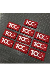 10 Adet Türkiye Cumhuriyeti 100. Yıl Cırtlı Arma