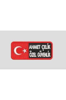 Cırt Cırtlı İsimlik | 9x4,5 cm Nakış İşlemeli 