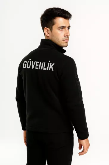 Önden Yazılı Nakış İşlemeli 3 Cepli Güvenlik Polar