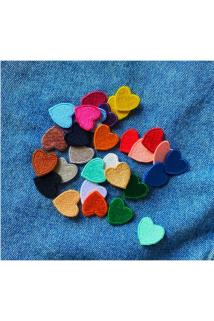 Özel Kalp Armalar 10 Lu Karışık Renk Paket