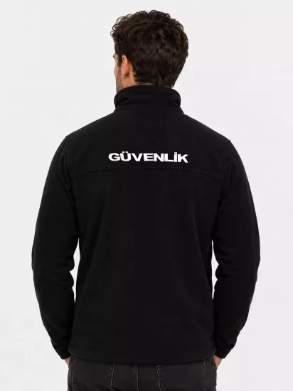 Yırtmaç Fermuarlı Erkek Özel Güvenlik Poları