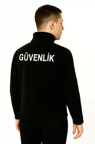 Koldan Cepli Nakış İşlemeli 3 Cepli Güvenlik Polar