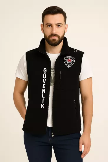  Kışlık Erkek Nakış İşlemeli Yelek