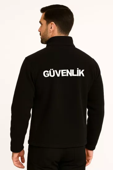 Erkek 5 Cepli Göğüsten Logolu Kışlık Güvenlik Poları