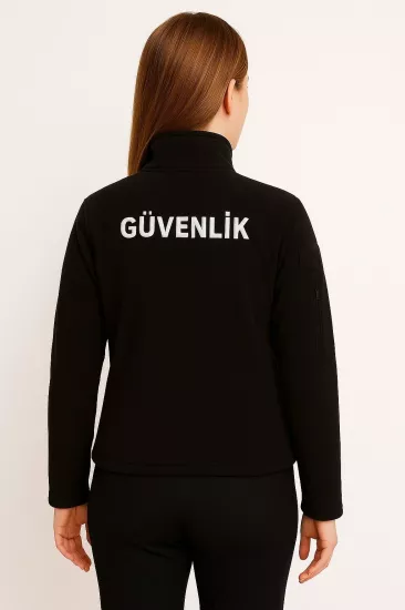 Kalın Polar Kadın 2 Cepli Özel Güvenlik Poları