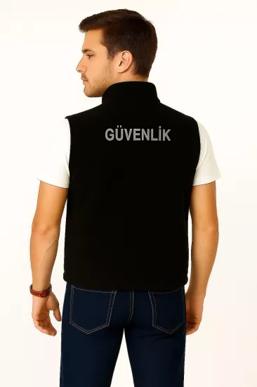  Cepli Önden Yazılı Polar Kışlık Erkek