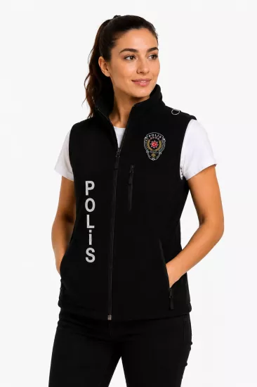Kışlık Kadın Polar Polis Yeleği