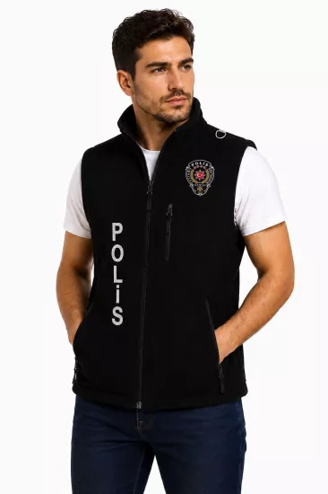 Kışlık Erkek Polar Polis Yeleği 