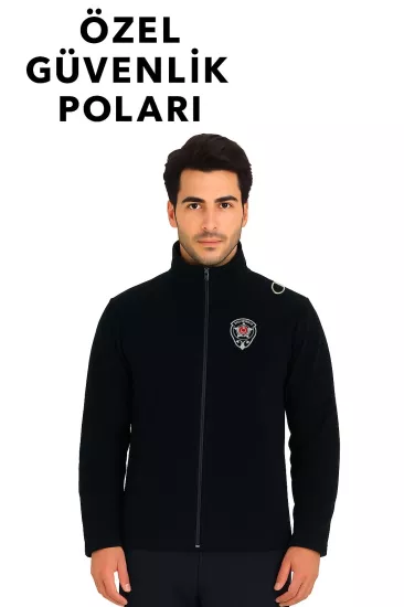 2 Cepli Özel Güvenlik Polar Mont - Göğüsten Logolu