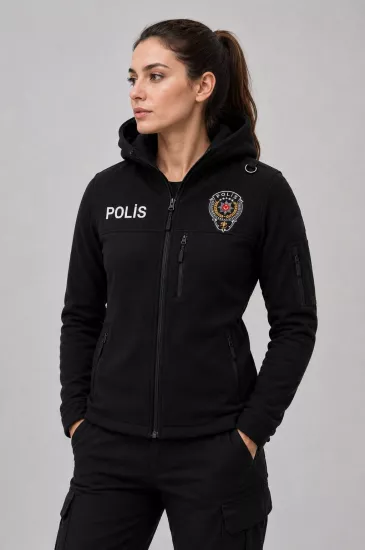Kadın Kapşonlu Polis Poları 