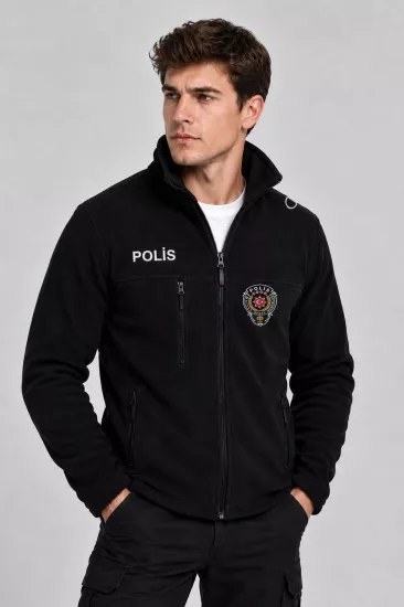Erkek Polis Poları | Nakış İşlemeli 3 Cepli
