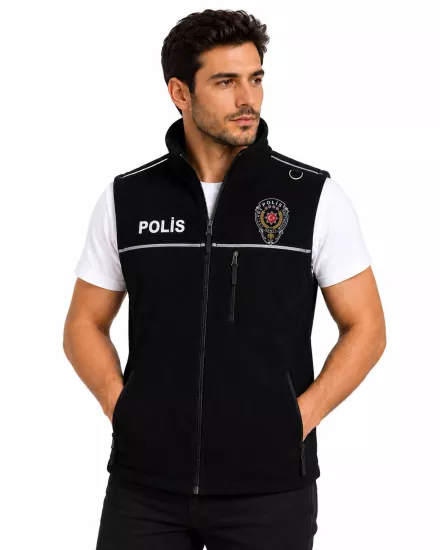 3 Cepli Polis Yeleği - Reflektör Tasarımlı