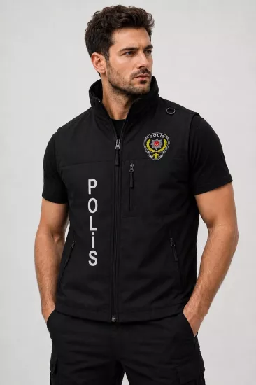 Yazlık Erkek Su İtici Polis Yeleği 