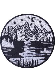 Gece Ay Yıldız Doğa Dere Göl Orman Dağ Manzara 