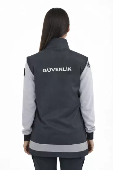 Nakış İşlemeli 2 Cepli Özel Güvenlik Tunik Yeleği
