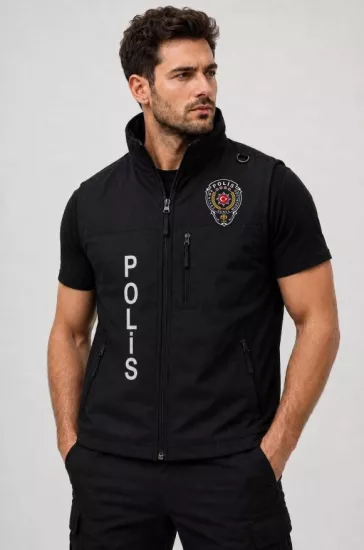 Yazlık Erkek Su İtici Polis Yeleği 