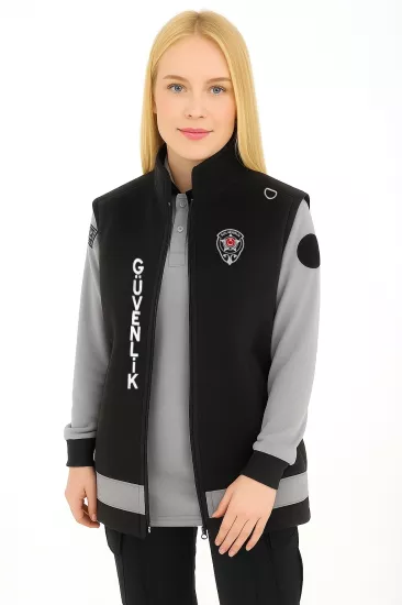 Nakış İşlemeli Polar Tunik Özel Güvenlik Yeleği