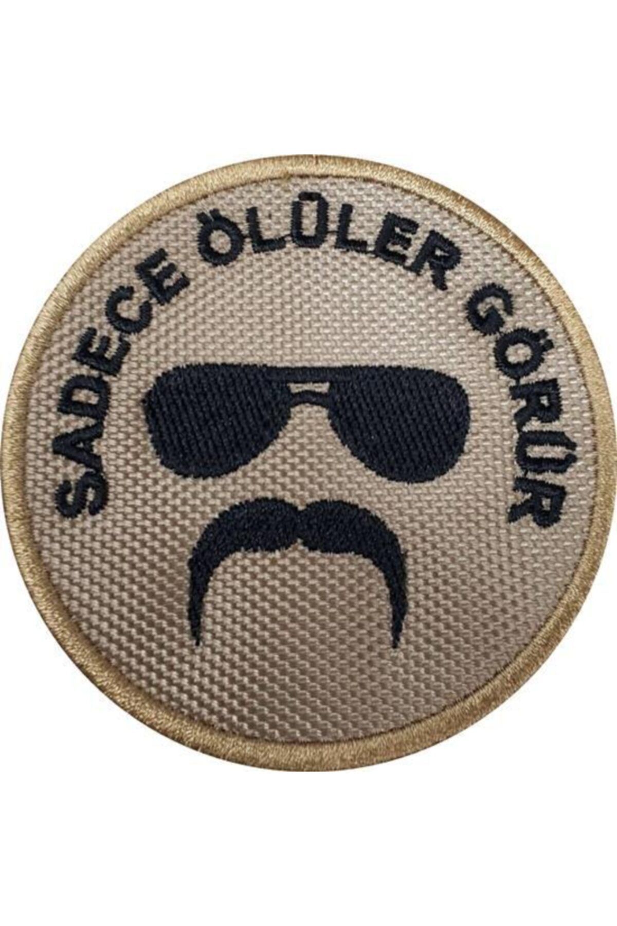 Cırt Bantlı Sadece Ölüler Görür Nakış Işleme Arma Patch 8x8 Cm