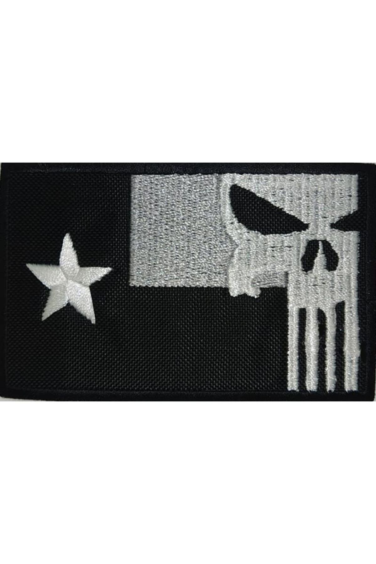 Cırt Bantlı Taktikal Punisher nakış işleme arma patch 