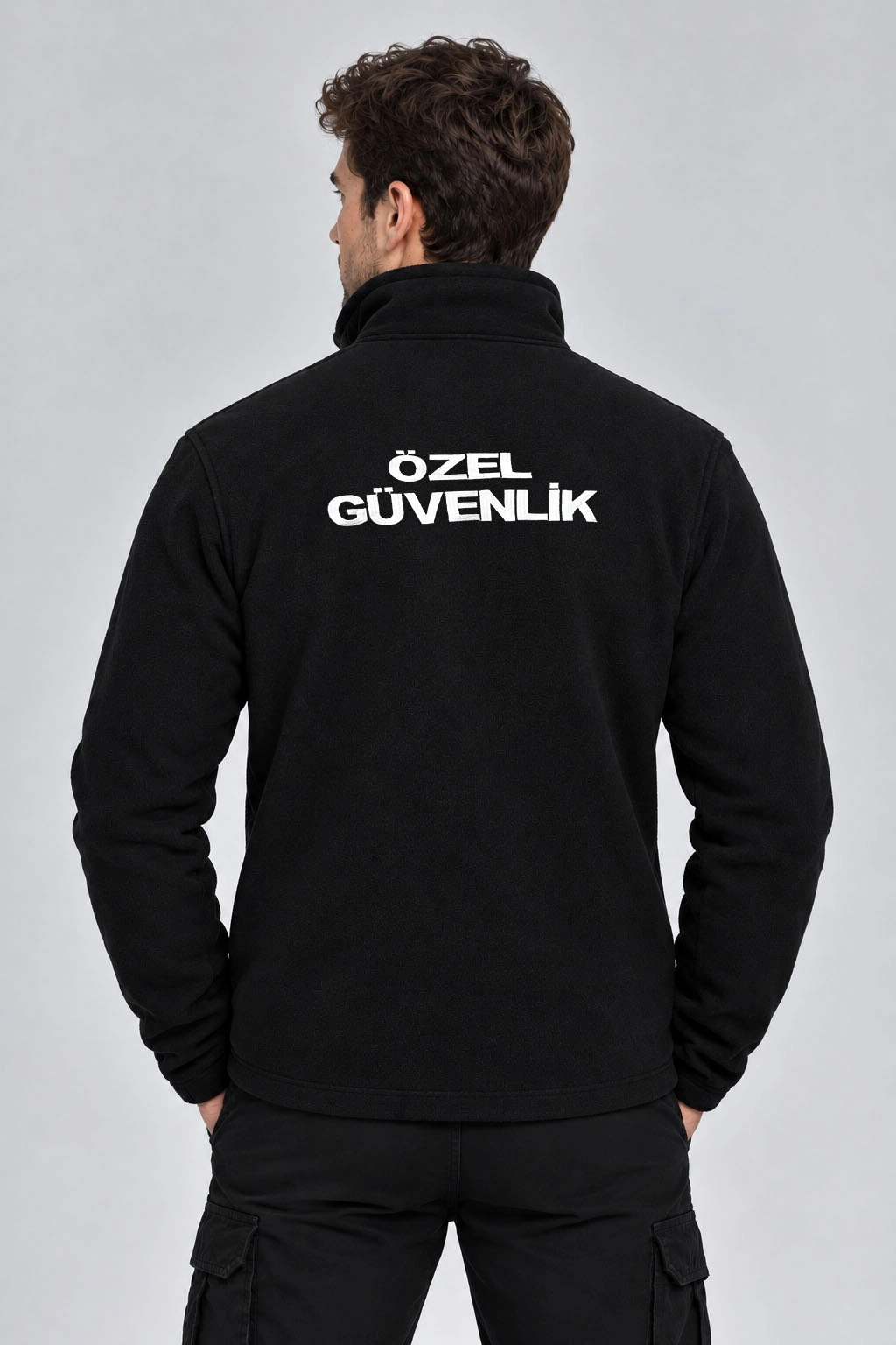 ARTHUR Erkek Özel Güvenlik Poları Soldan Cepli Nakış İşlemeli Kışlık Polar